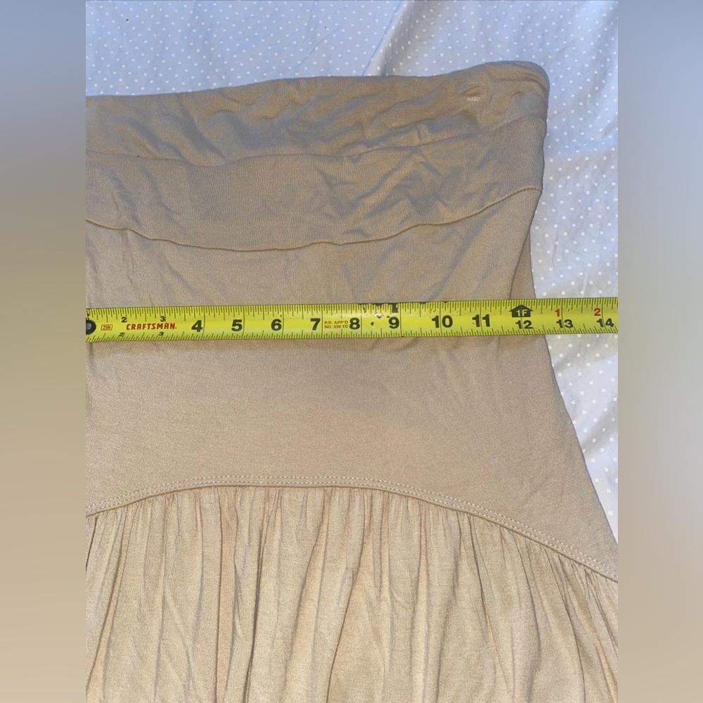 Free People Free-est Mora Drop Waist One Piece Jumpsuit Taupe Size S New Pockets - Picture 5 of 12